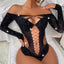 Zmysłowe Bodystocking z Cyrkoniami i Seksownymi Wycięciami