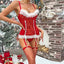 Świąteczny komplet bielizny Santa Lace