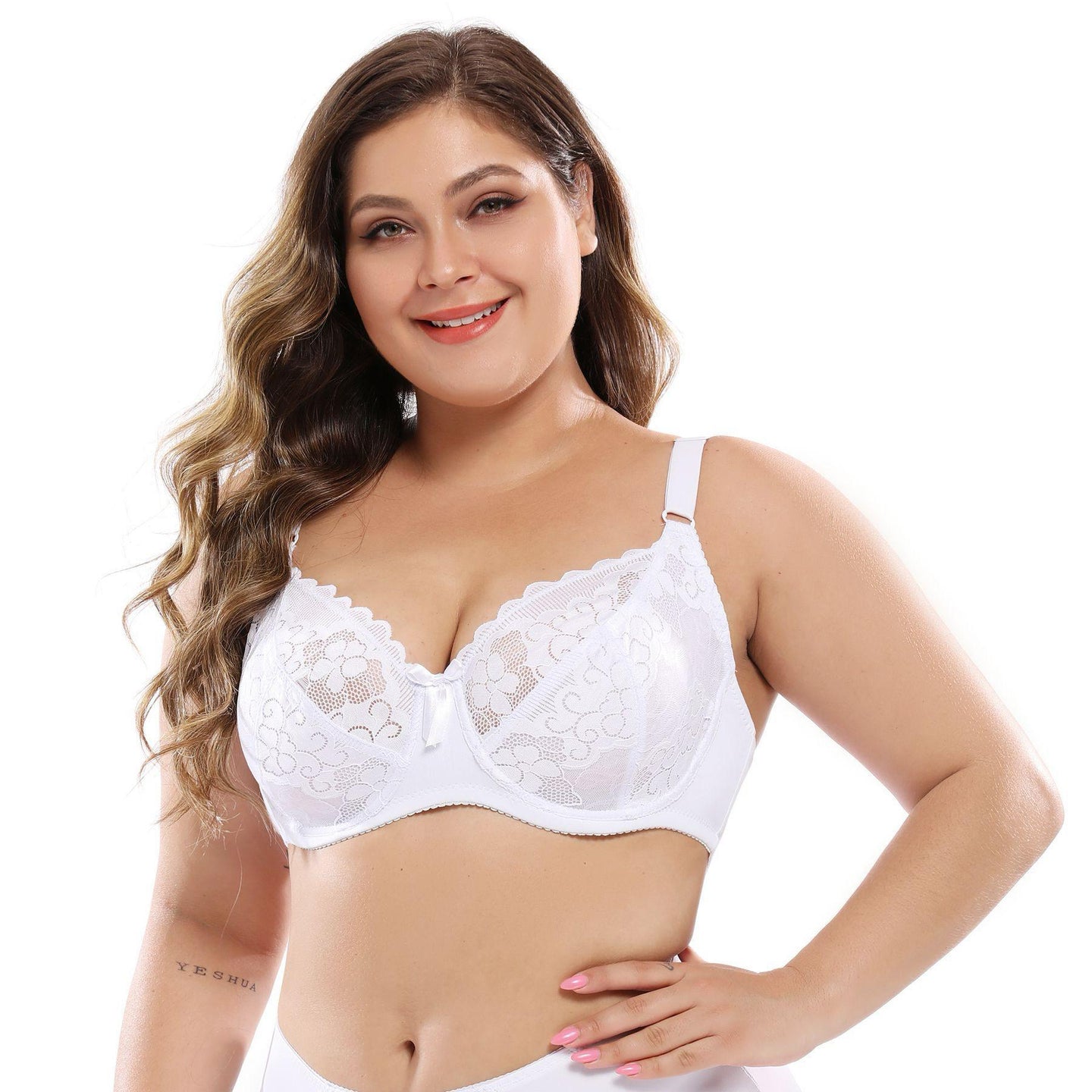 Koronkowy biustonosz plus size