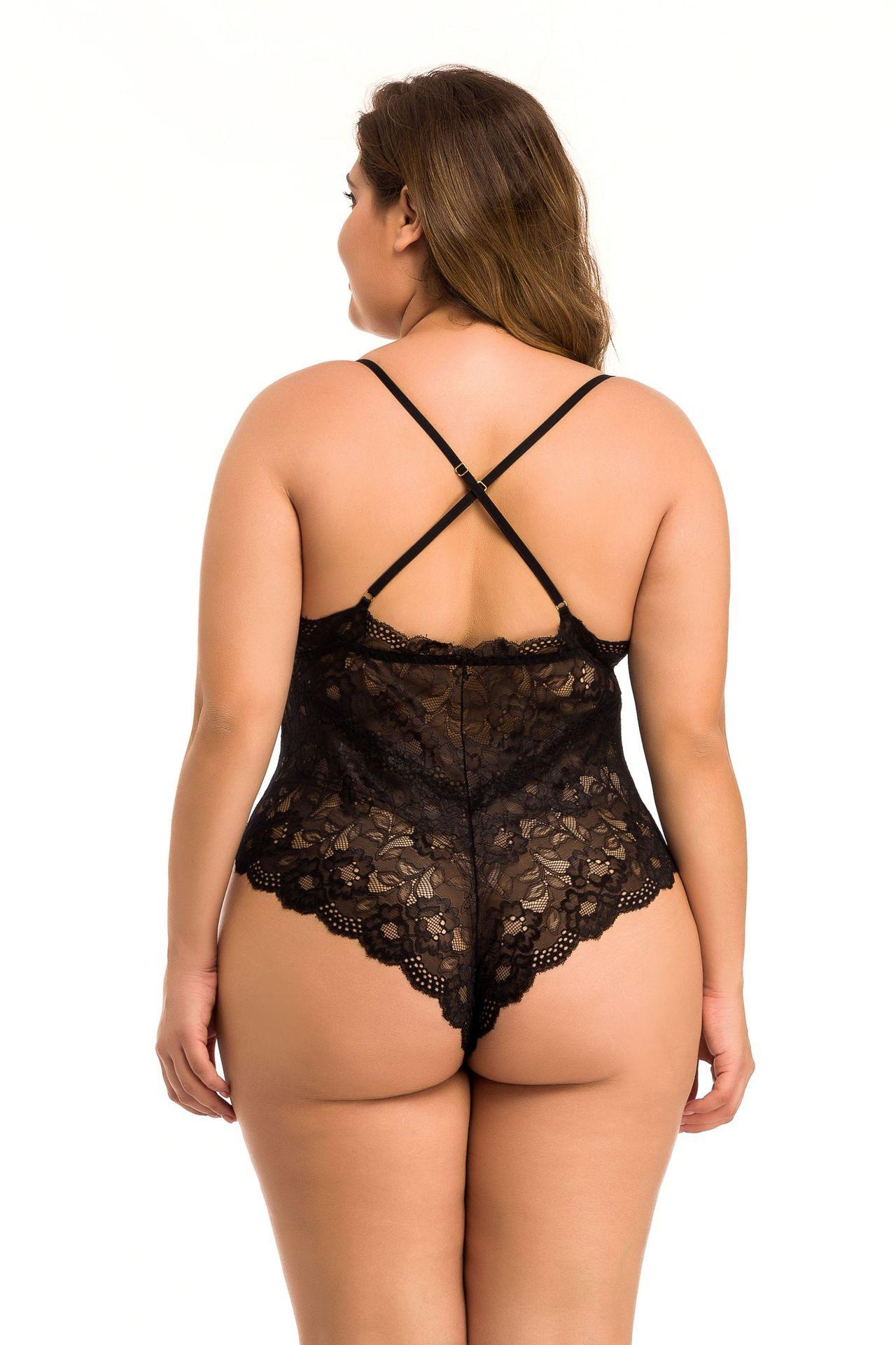Koronkowe body plus size