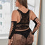 Zmysłowy Bodystocking z Ażurowymi Detalami
