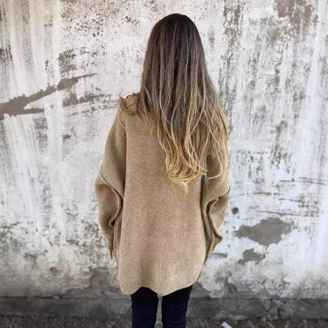 Przytulny kardigan o swobodnym fasonie