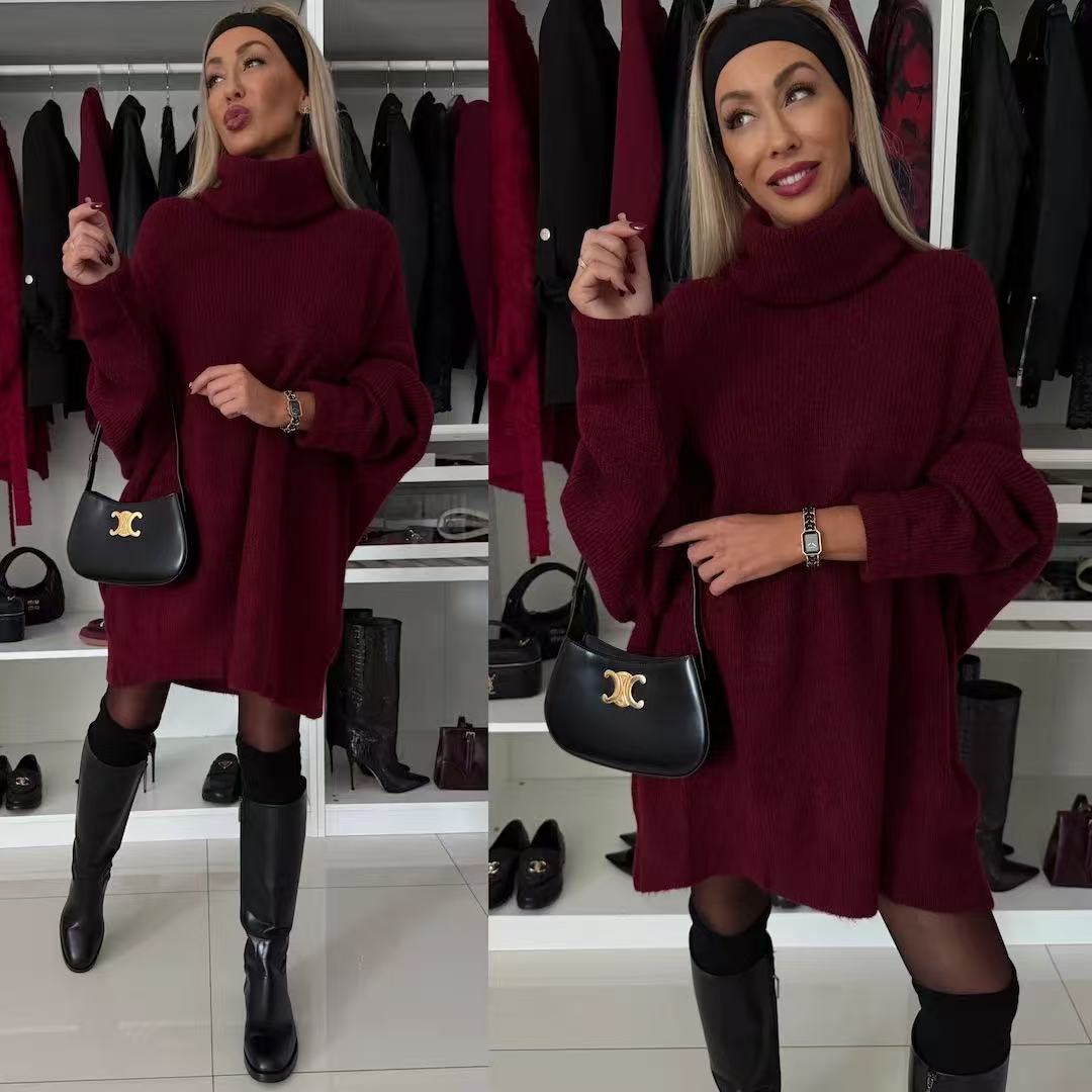 Sweter oversize z golfem – stylowy i przytulny fason na chłodne dni