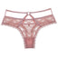 Figi damskie z ozdobnymi paskami w talii - Luxurie